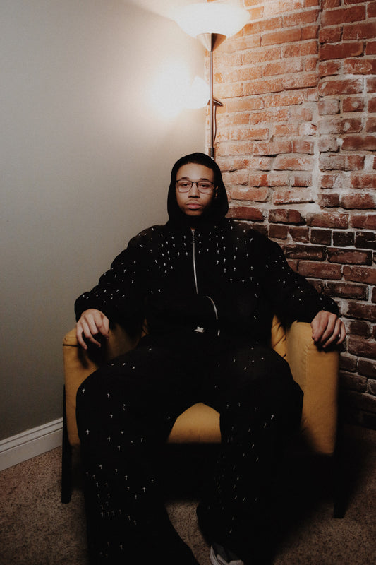 "Stargazer" Sweatpants (Midnight Psalm)